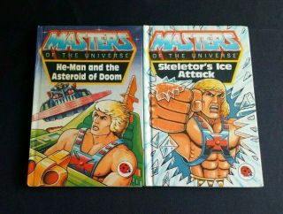 He - Man Masters Of The Universe Vintage Ladybird Books X 2