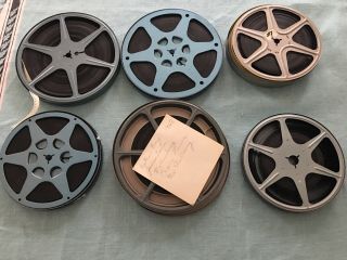 6 - Reels Regular And 8mm Home Movies 1950 