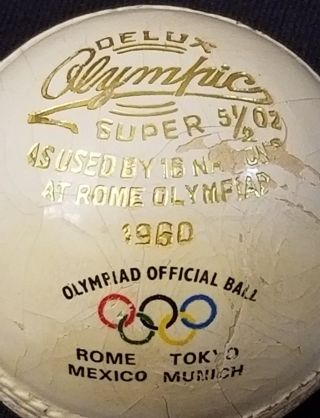 1976 - MONTREAL XXI OLYMPIC - SUMMER GAMES - OFFICIAL DELUX - CRICKET BALL 2