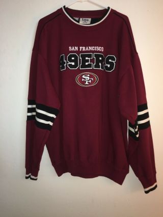 Vintage 90s Lee Sport San Francisco 49ers Nfl Sweater Rare Xl Sweatshirt