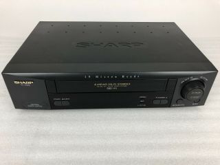 Sharp Vc - H982u 4 Head Hi - Fi Stereo Video Cassette Recorder -