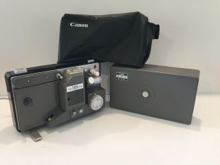 Vintage Canon S - 400 Cine Projector For 8mm And Super8 Film With Cover - Runs