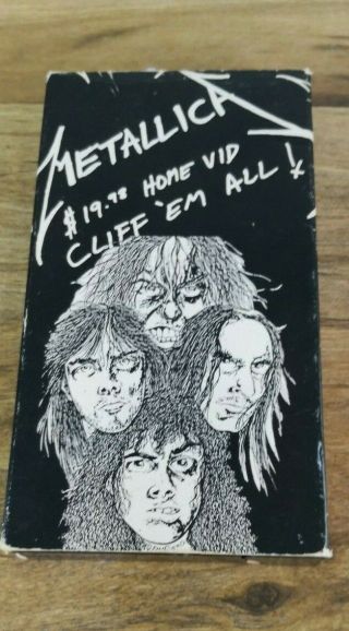 Metallica - $19.  98 Home Vid: Cliff 