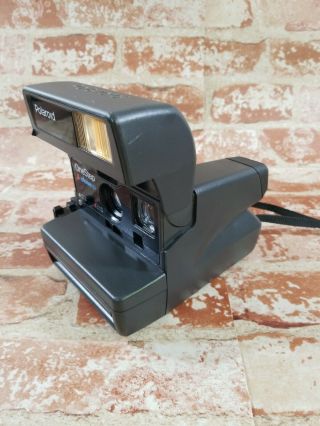 Vintage Polariod One Step Close Up 600 Instant Film Camera Black