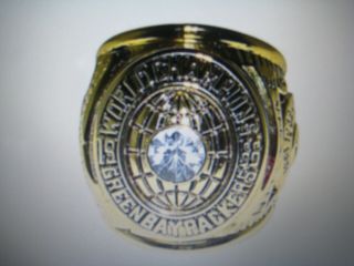 1966 Green Bay Packers Bowl I - Champions Custom Ring " Nitschke " - Rare
