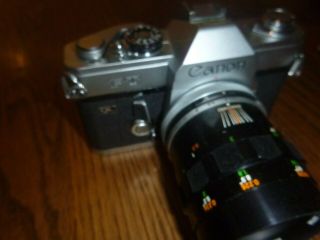 Canon FT QL 35mm Film Camera with Canon 50mm 1: 3.  5 FL Lens 3