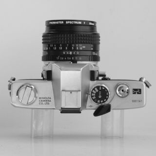 35 Film Camera Minolta SRT - 101 With 50 /1.  7 Lens 3
