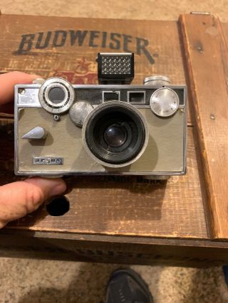 Vintage Argus C3 Brick 35mm Rangefinder Film Camera 3.  5 50mm Coated Cintar Lens