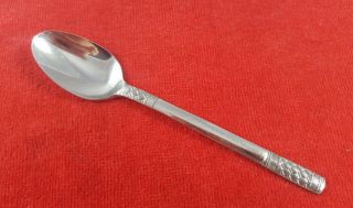 Teaspoon In Weave By Oxford Hall Stainless Steel Vintage Flatware