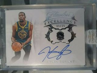 2018 - 19 Panini Flawless Kevin Durant Excellence Auto 05/25 Panini
