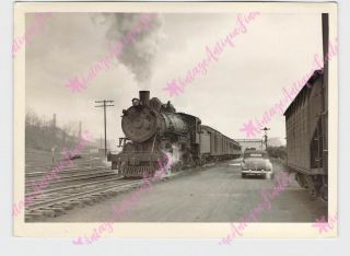 Vintage 5 " X7 " Photo Train Kcs Kansas City Southern Railway Railroad 151 The Fl