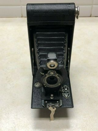Vintage Eastman Kodak No.  2 Folding Hawk Eye Model C Camera
