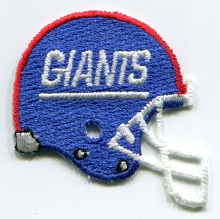 1981 - 99 York Giants Nfl Football 1.  75 " Helmet Team Logo Patch