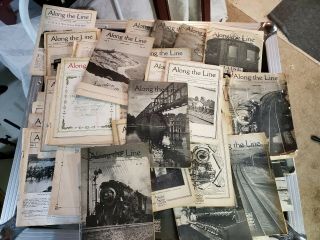 42 Issues Of Haven Rr " Along The Line " Booklets 1927 - 1933