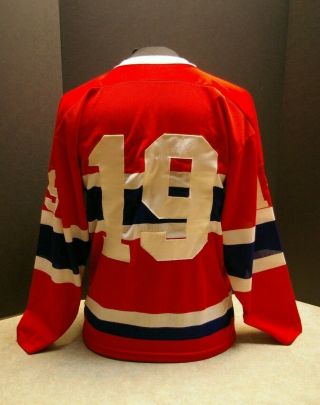 VINTAGE 90 ' S NHL MASKA SUPERFIL MONTREAL CANADIENS HOCKEY JERSEY MADE IN CANADA 2