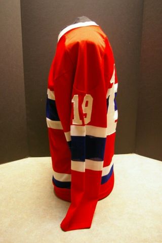 VINTAGE 90 ' S NHL MASKA SUPERFIL MONTREAL CANADIENS HOCKEY JERSEY MADE IN CANADA 3
