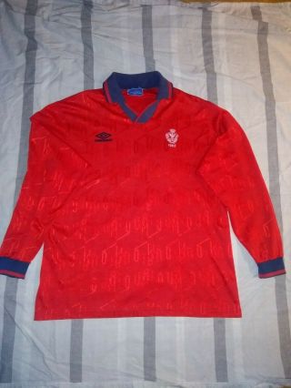 Vintage Umbro Forli Fc Football Shirt Size Xl Retro 1980s Series B Italy