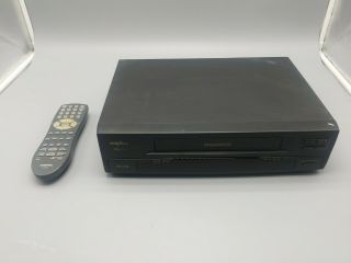 Philips Magnavox Vru342at01 Vcr Vhs Player W/ Remote