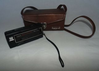 Marsand Brown Leather Camera Bag Case,  Vintage Kodak Tele - Instamatic 708 Camera