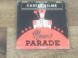 Vintage Castle Films News Parade War In Europe 8mm Edition