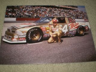 Vintage 1989 84 Dick Trickle " Miller " Nascar Winston Cup Racing Series Postcard