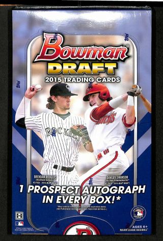 2015 Bowman Draft Picks And Prospects Baseball Factory Hobby Box