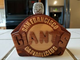 San Francisco Giants World Series Rings 2012 2014 With Jewelry Box