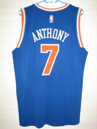Nba 7 Carmelo Anthony York Knicks Shirt Adidas Jersey Size L