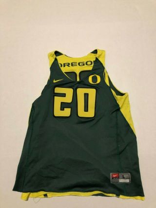 Nike Team Issue Oregon Ducks Women’s Basketball Practice Jersey Reversible 20