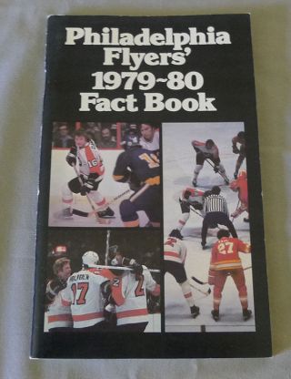 Nhl Philadelphia Flyers 1979 - 80 Official Hockey Media Guide