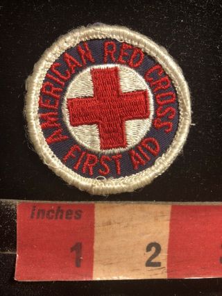 Vintage American Red Cross First Aid Medical Related Patch 99n4
