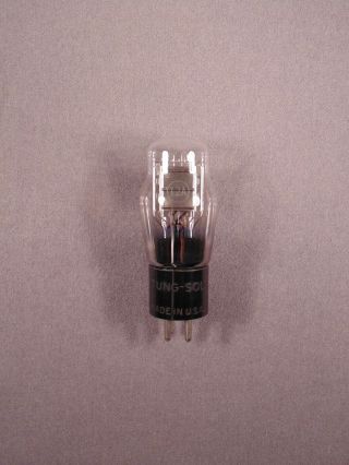 1 Type 12a Tung - Sol Engraved Base Antique Radio Hifi Amp Vacuum Tube
