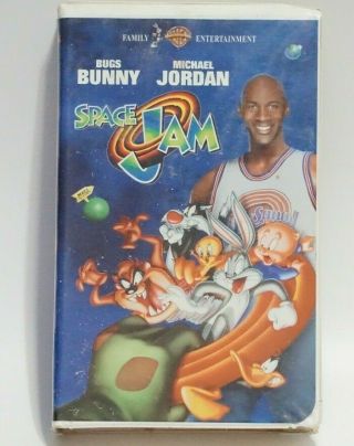 Space Jam Michael Jordan & Bugs Bunny Vhs 1997 Vintage
