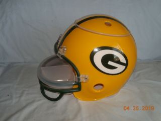 Green Bay Packers Football Helmet Serving Bowl W/ Chip,  Dip,  Snack Trays