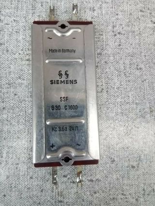 Siemens Selenium Rectifier Ssf B30 C1600