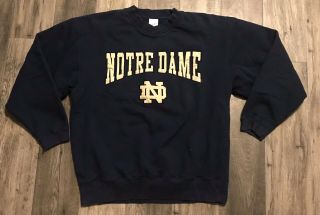 Adidas Notre Dame Fighting Irish Sweater Vintage Adult Size Medium