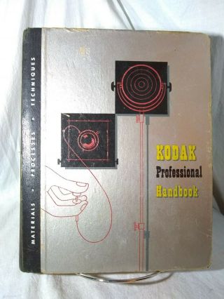 Vintage Kodak Professional Handbook Binder 1953