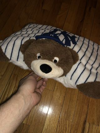 Huge York Yankees Pillow Pet Ny Travel Pillow Stuffed Animal Teddy Bear Mlb