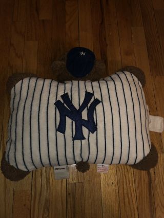 HUGE York Yankees Pillow Pet NY Travel Pillow Stuffed Animal Teddy Bear MLB 3