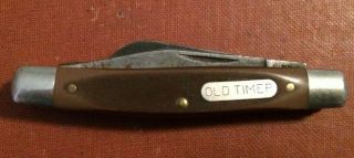 Vintage Schrade 34ot Old Timer Pocket Knives 3 5/16 " Closed