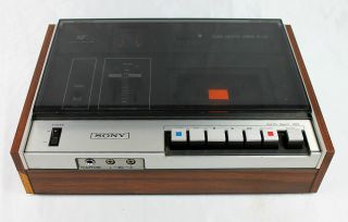 Vintage 1973 Sony Stereo Cassette - Corder Model Tc - 129 Parts