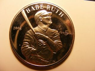 Babe Ruth Coin,  Marshall Islands 1998,  5$,  Km 478,  P/l Uncirculated