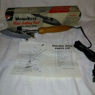 Vintage Top Flite Tf Monokote Heat Sealing Tool/original Box/instructions/stand