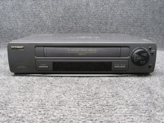 Sharp Vc - A542u 4 - Head Vcr Video Cassette Recorder Vhs Tape Player No Remote