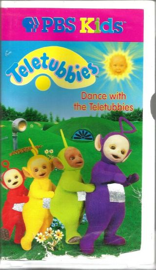 Teletubbies - Dance With The Teletubbies Vhs 1998 Vol 2 Pbs Kids Children Vtg