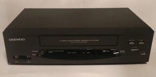 Daewoo Dv - T5dn 4 - Head Vcr Video Cassette Recorder No Remote