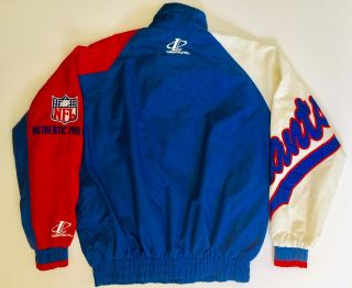 Vintage York Giants NFL Authentic Pro line Logo Athletic Large Light Jacket 2