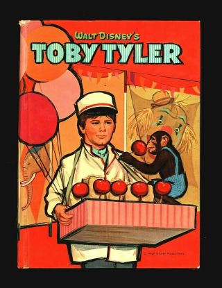 Vintage 1960 " Toby Tyler " Walt Disney Whitman Book