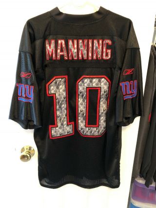 Eli Manning York Giants Fashion Jersey Size Large