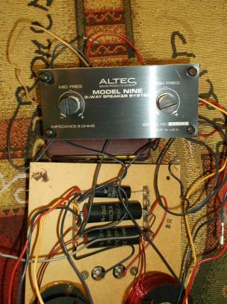 Altec Model Nine 9 Speaker Single Crossover